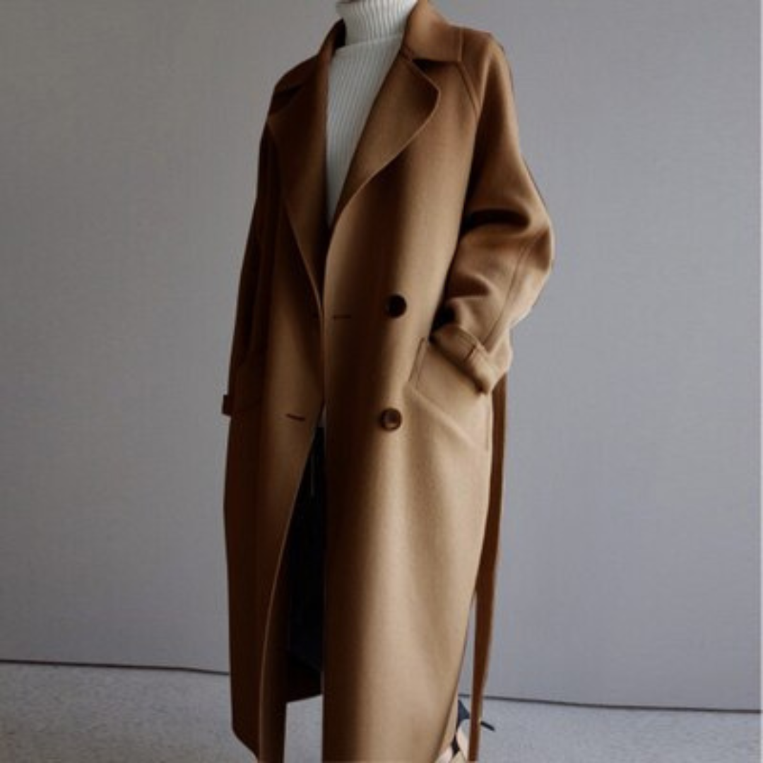 Ever London™ – Women's Cashmere Trench Coat