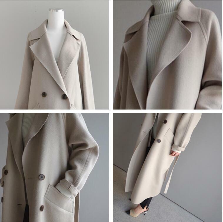 Ever London™ – Women's Cashmere Trench Coat