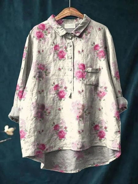 Olivia - Floral print blouse