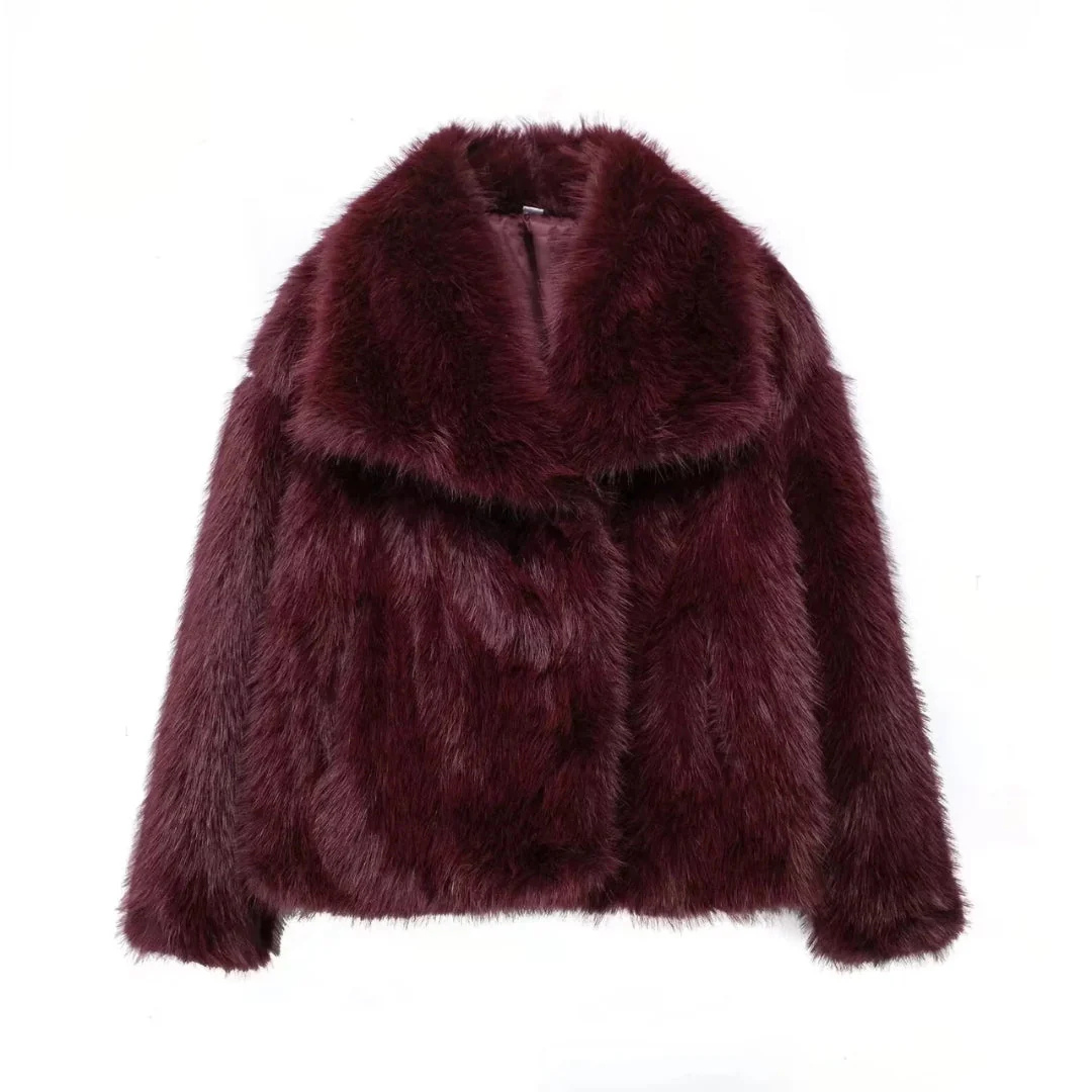 Emily™ | Faux fur coat