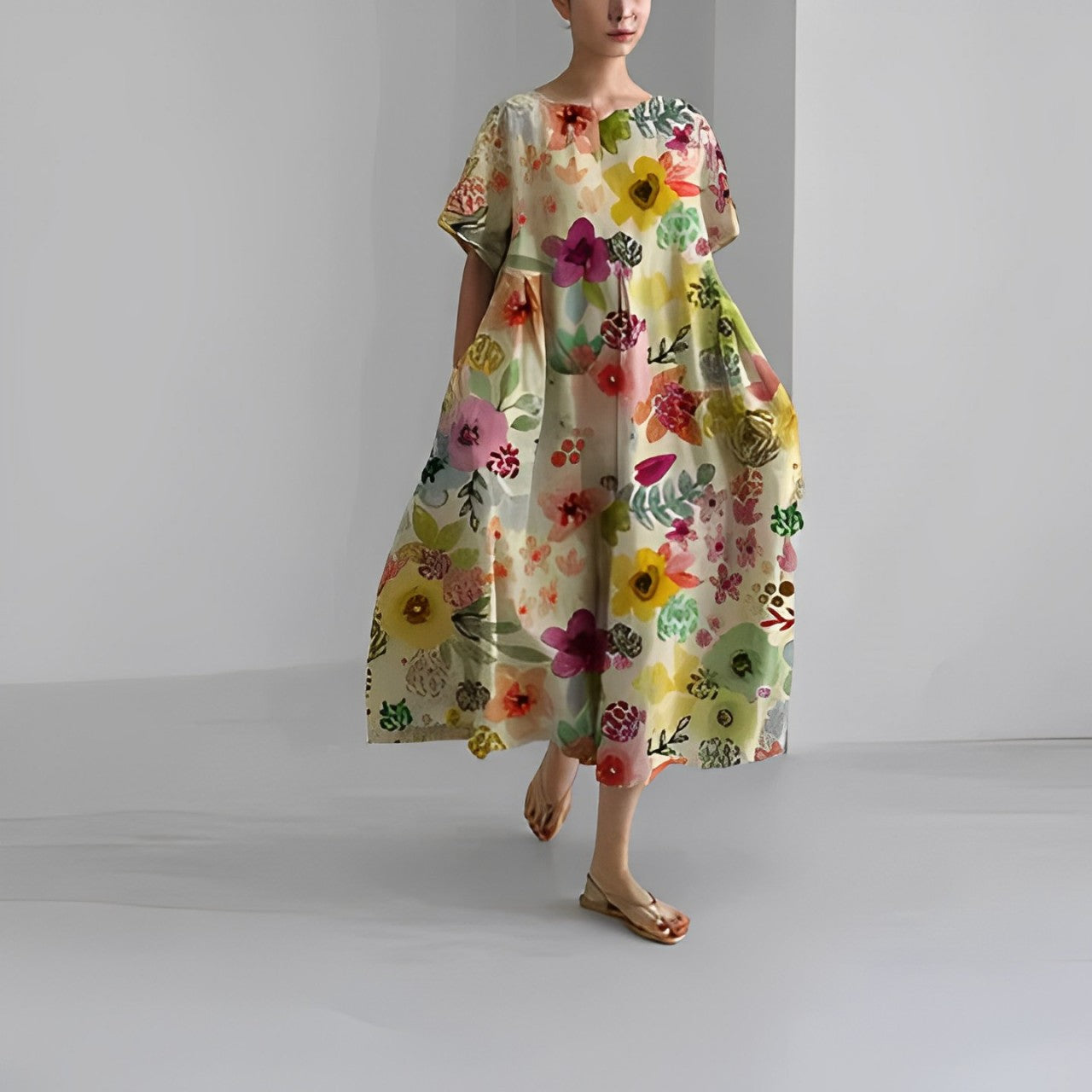 Grace - Bohemian floral dress