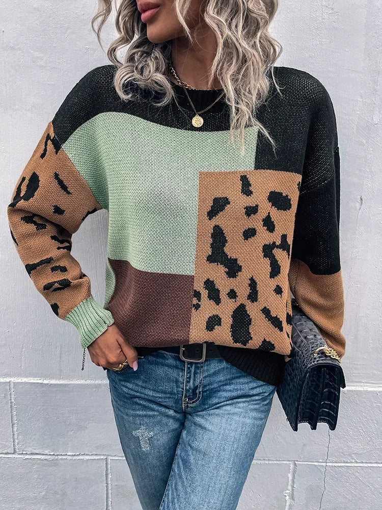 Ever London™  – Wild Elegance Knit Sweater