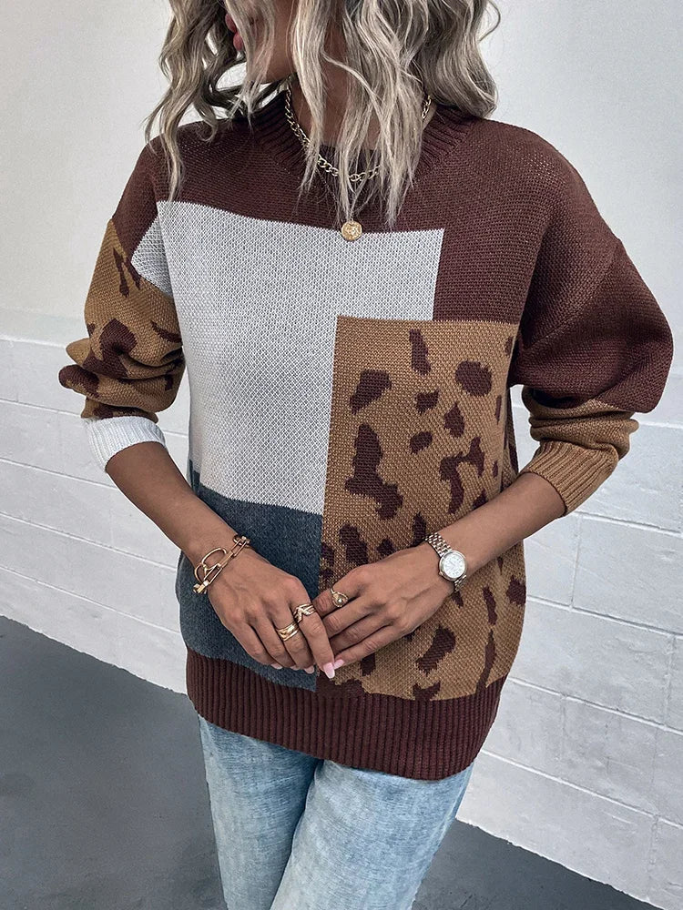 Ever London™  – Wild Elegance Knit Sweater