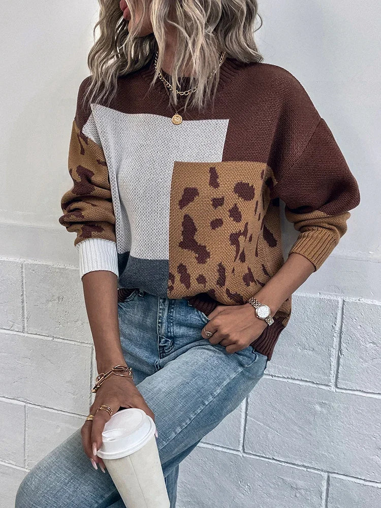 Ever London™  – Wild Elegance Knit Sweater