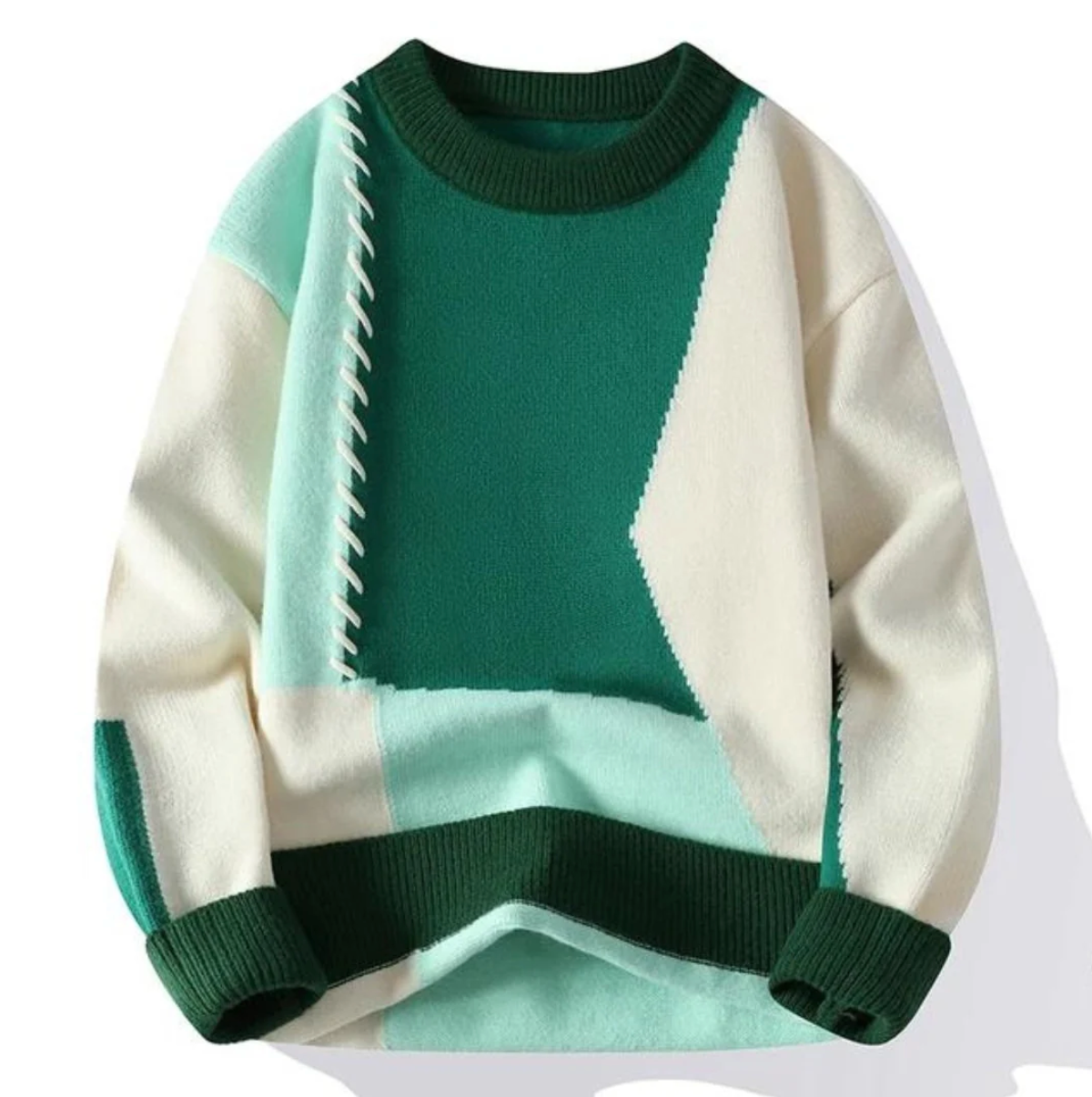 James | Sweater with Patchwork