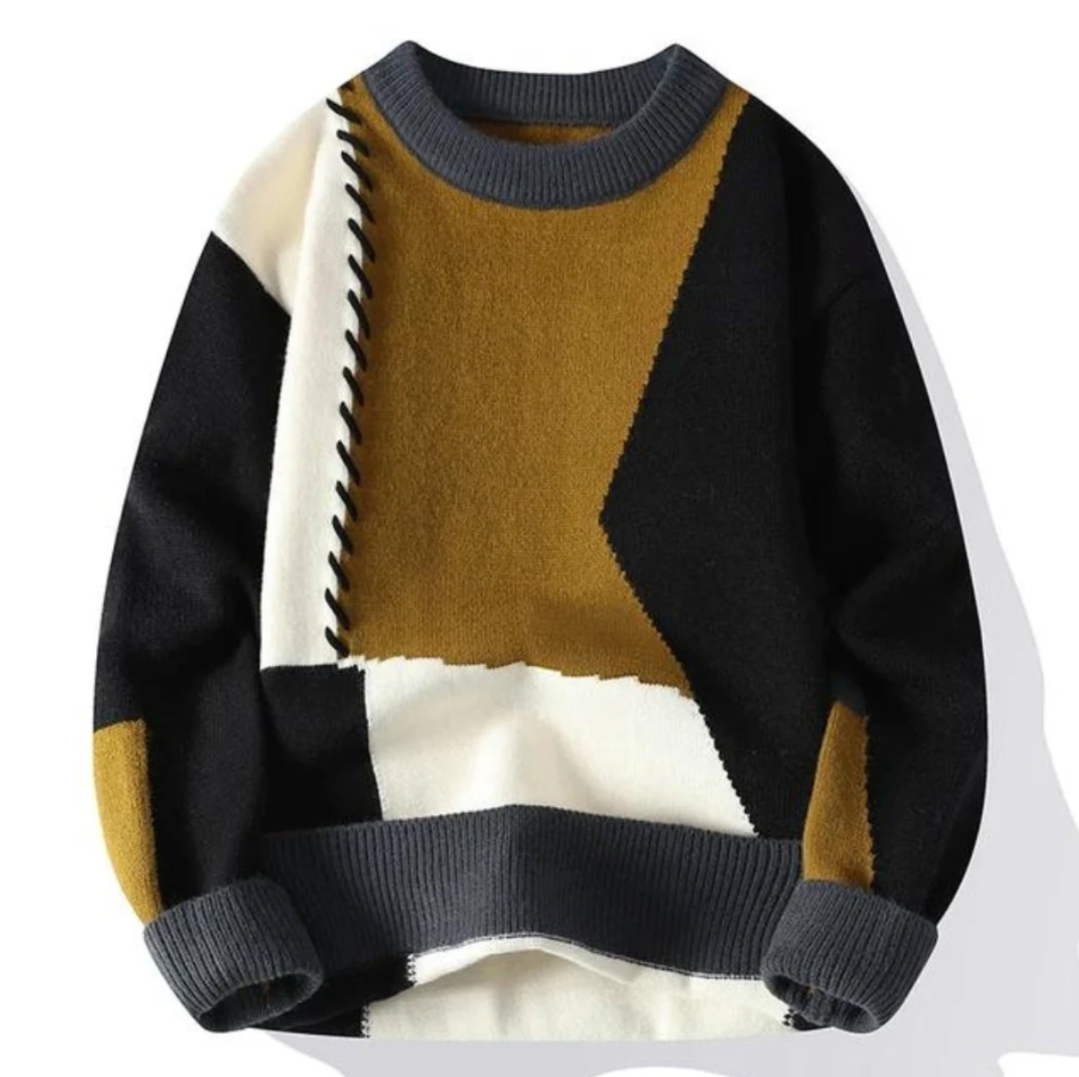 James | Sweater with Patchwork