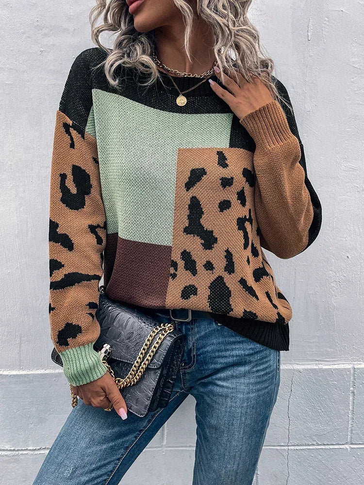 Ever London™  – Wild Elegance Knit Sweater