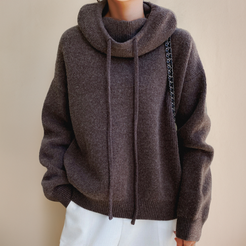 Lily - Merino wool turtleneck sweater